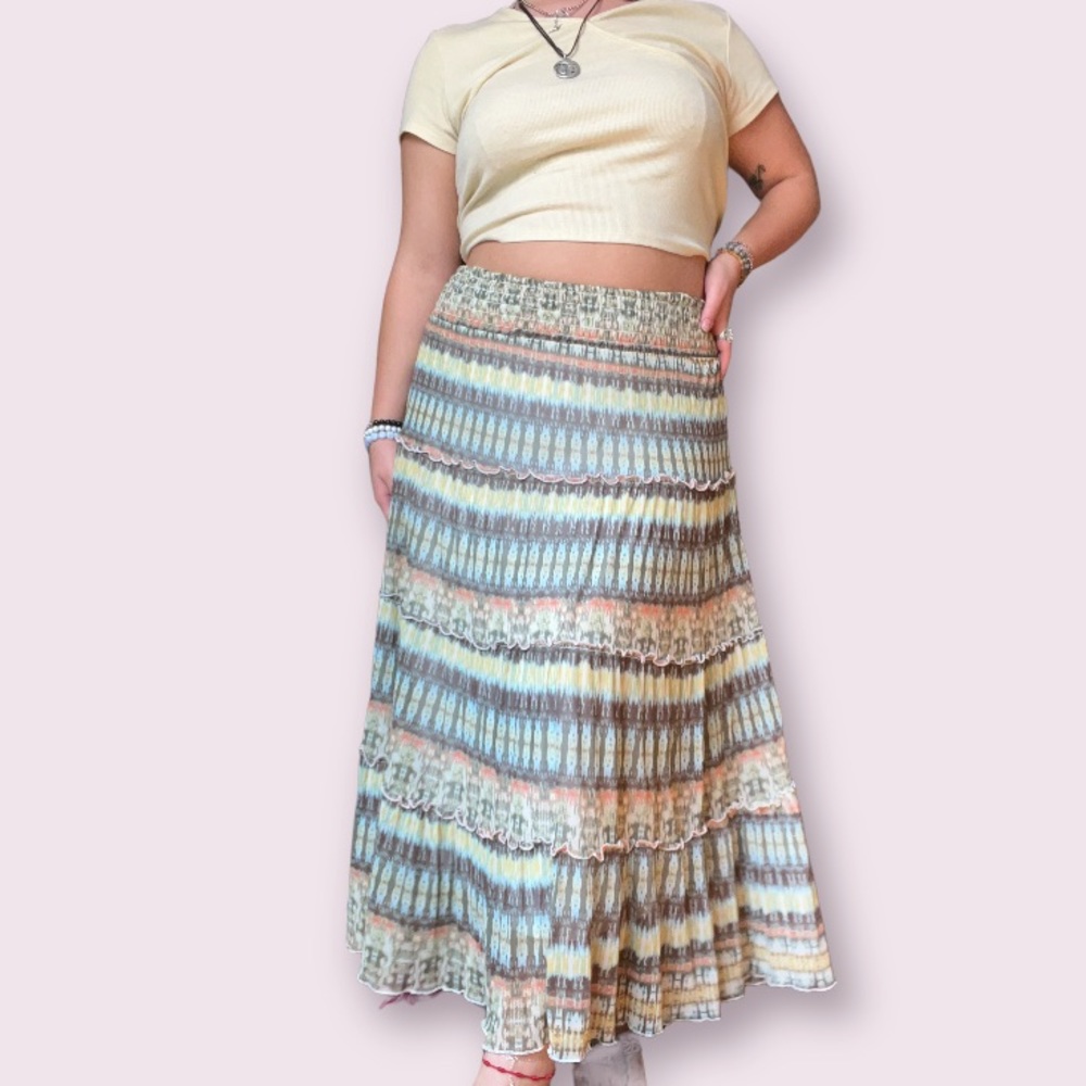long maxi hippie skirt